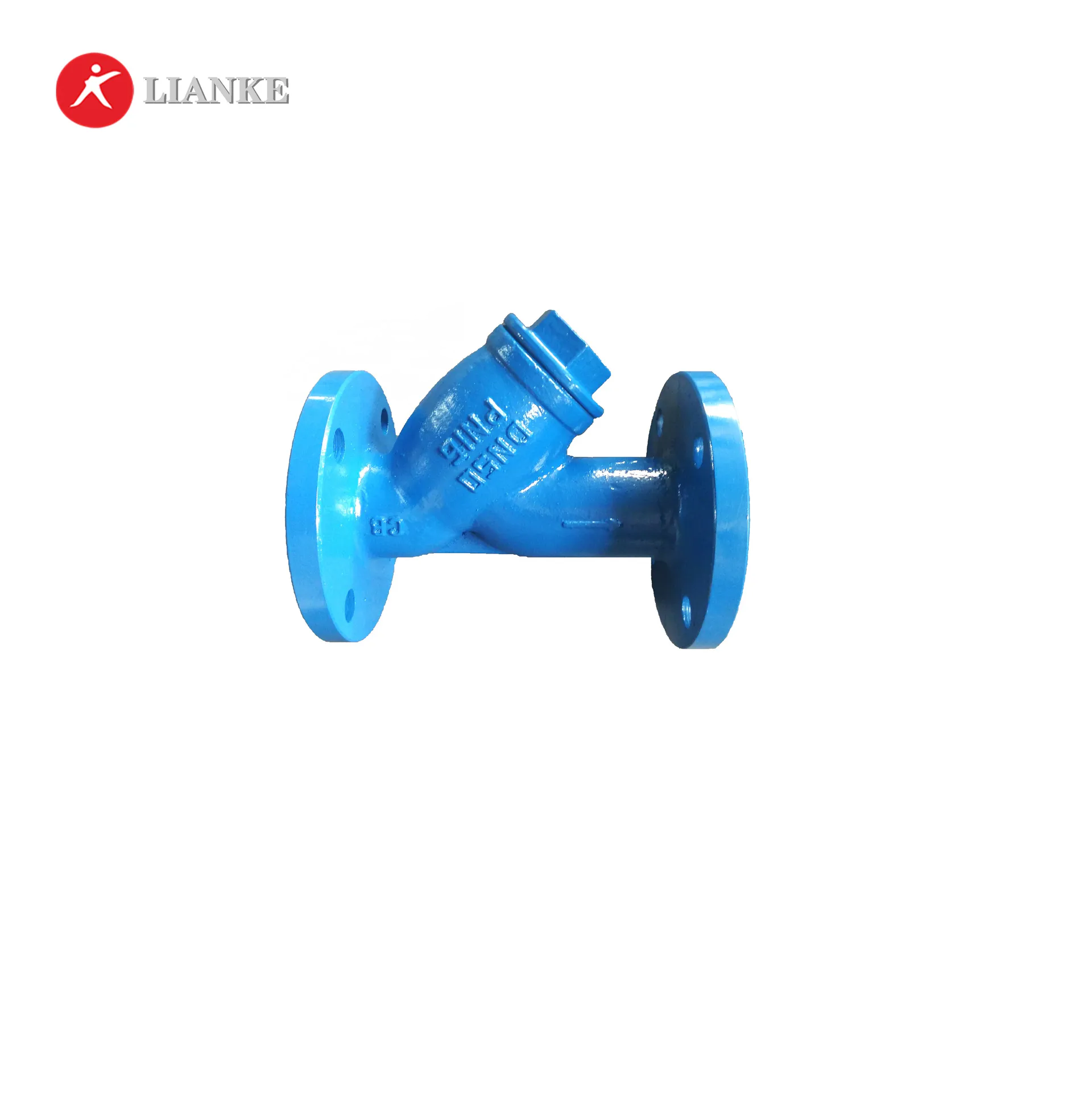 DN50 PN16 flanged connection WCB y type strainer