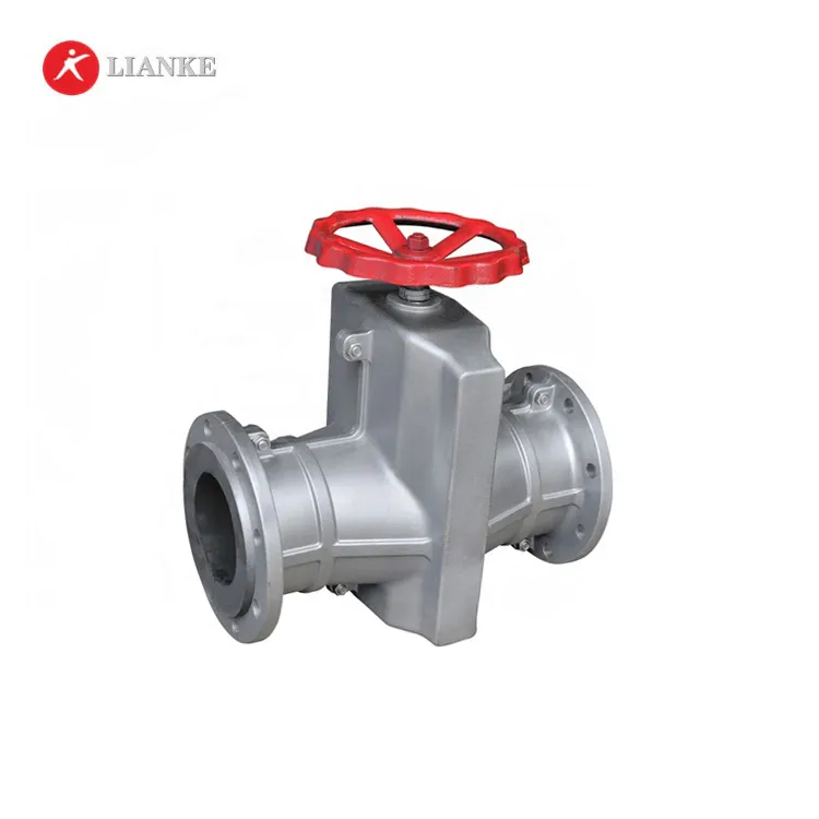 Manual pinch valve with EPDM sleeve