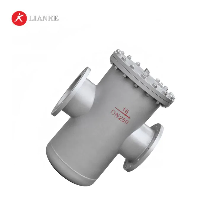 china factory of 3inch 150LB flanged connection 80 mesh WCB carbon steel material basket strainer industrial