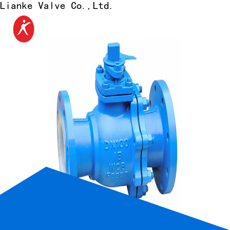 Lianke Valve trunnion mounted ball valve wholesale for slurries