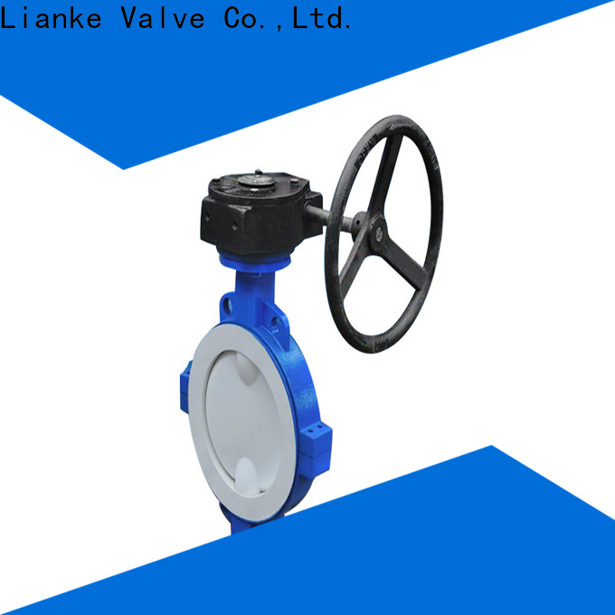 Lianke Valve controllable flanged butterfly valve manufacturer for wastewater plants