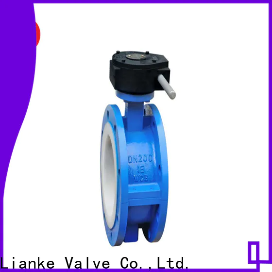 Lianke Valve butterfly valve types directly sale for wastewater plants