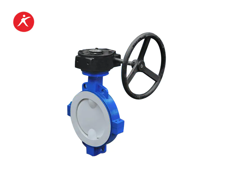 High Performance Fluorine Lined Wafer  Type Butterfly Valve (D71FEP/PFA/PTFE)