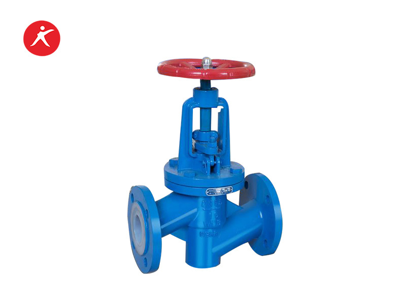 Fluorine Lined Bellow Seal Flanged Globe Valve For Water (J41FEP/PFA)