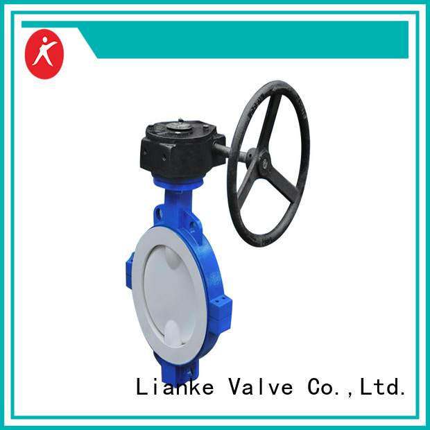 Lianke Valve long lasting wafer type butterfly valve on sale for wastewater plants