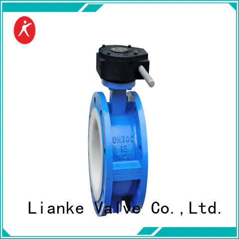 Lianke Valve creative flanged butterfly valve wholesale for wastewater plants