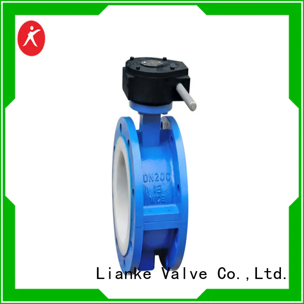 Lianke Valve motorized butterfly valve directly sale for wastewater plants